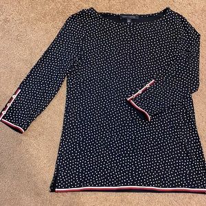 Tommy Hilfiger polka-dot top 3/4 length
